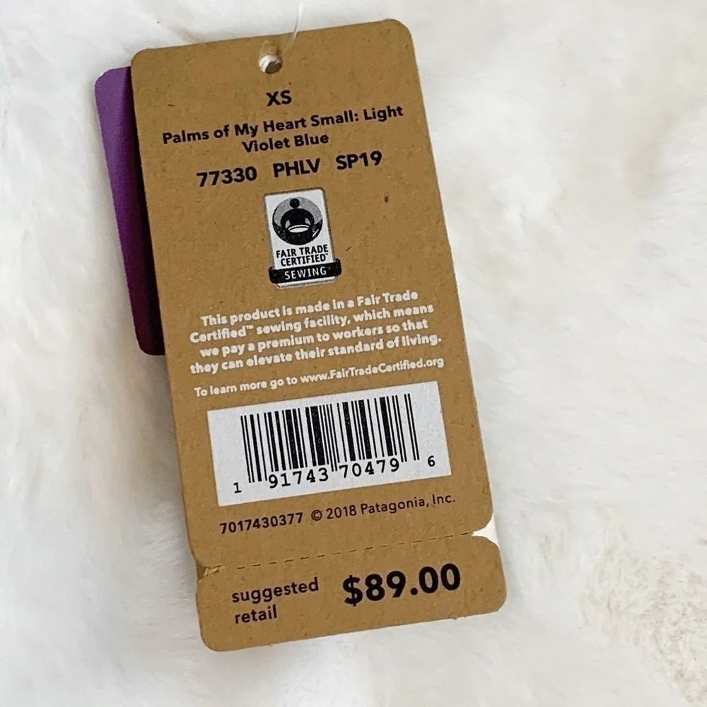 NWT Patagonia Palms of My Heart Tankini Swim Top